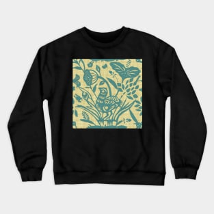 Papercut Garden (emerald) Crewneck Sweatshirt